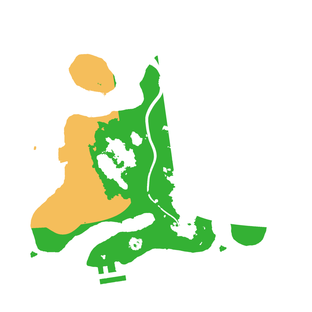 Biome Rust Map: Procedural Map, Size: 2400, Seed: 1663497558