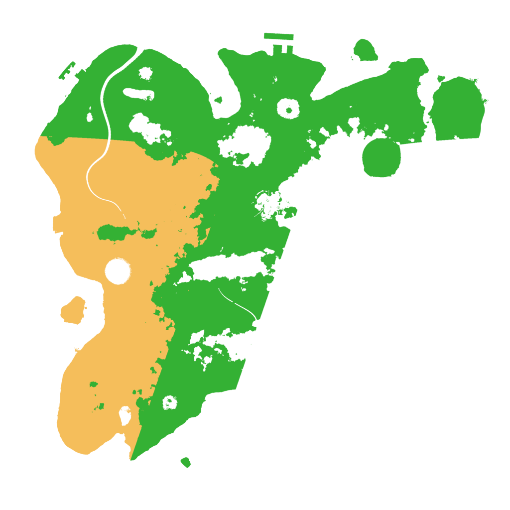 Biome Rust Map: Procedural Map, Size: 3500, Seed: 1507994635