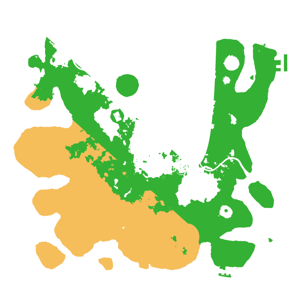 Biome Rust Map: Procedural Map, Size: 3500, Seed: 1909197517