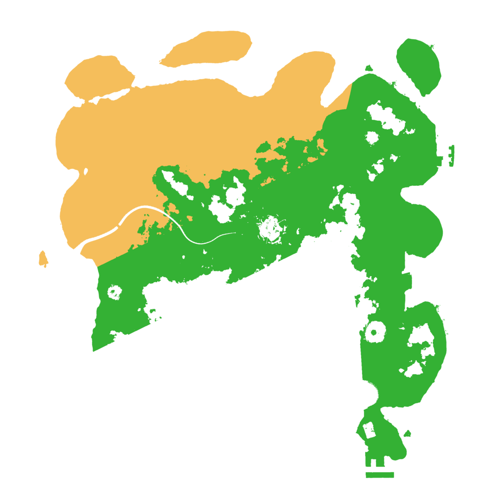 Biome Rust Map: Procedural Map, Size: 3500, Seed: 1544514513