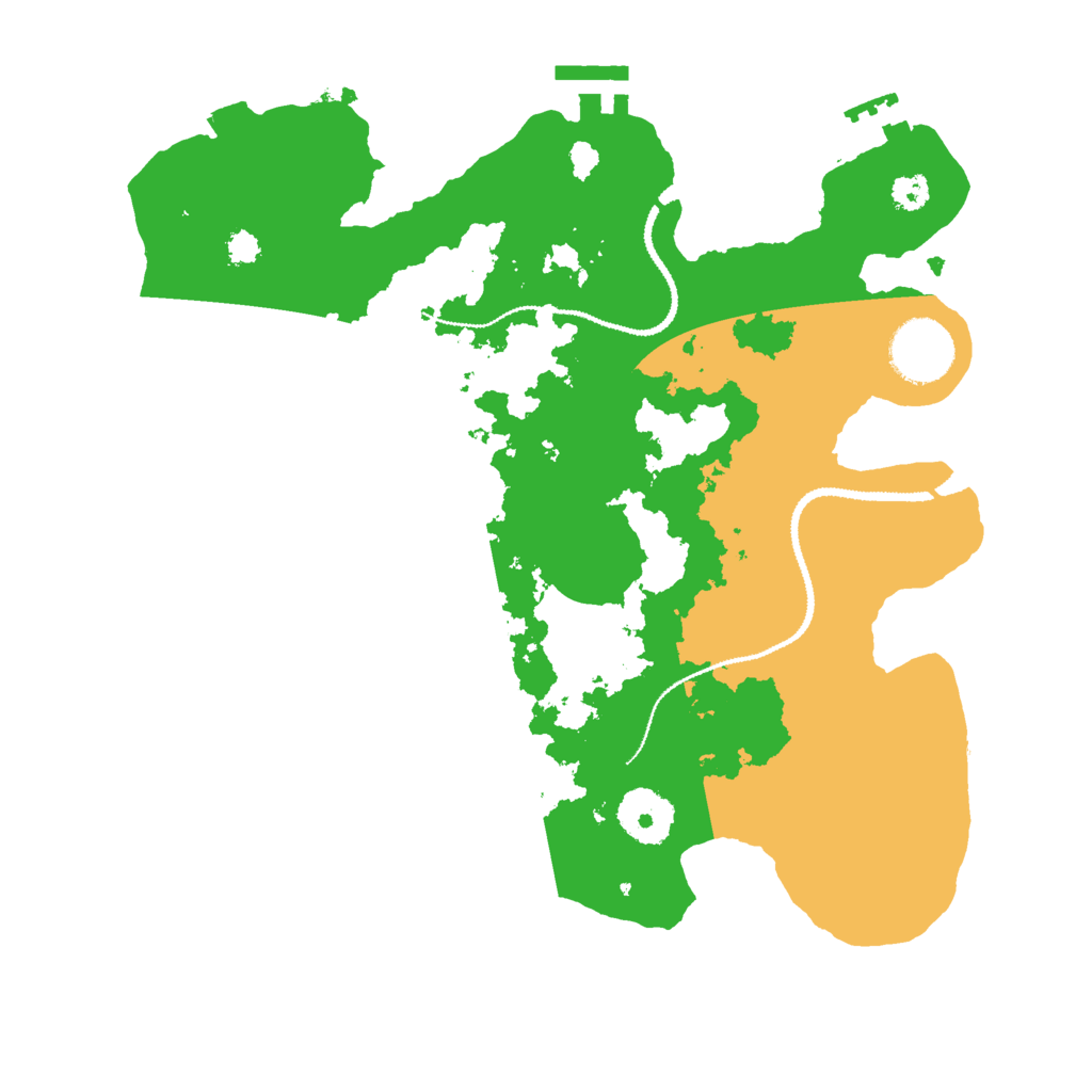 Biome Rust Map: Procedural Map, Size: 3000, Seed: 1699561625