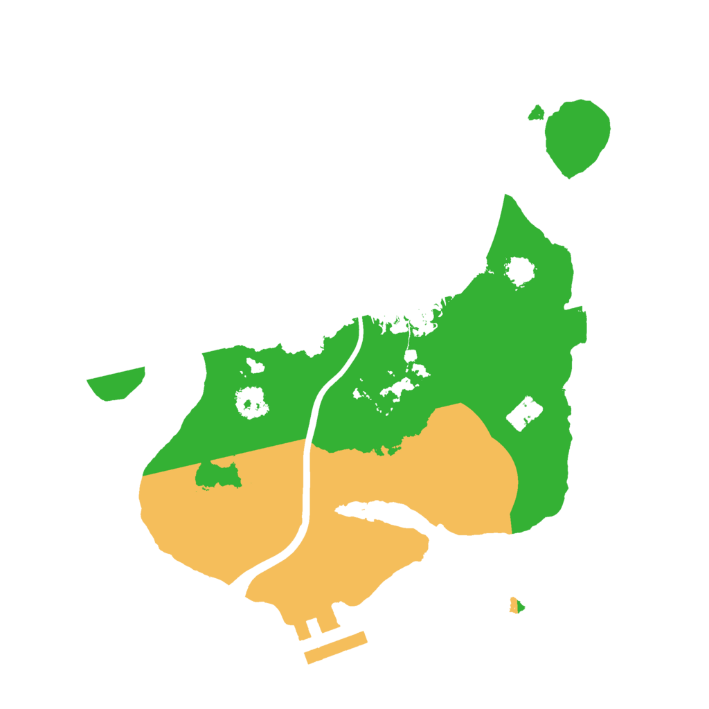 Biome Rust Map: Procedural Map, Size: 2250, Seed: 8752