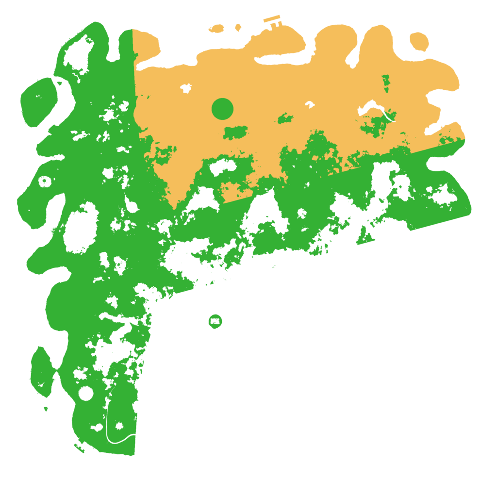 Biome Rust Map: Procedural Map, Size: 6000, Seed: 89078