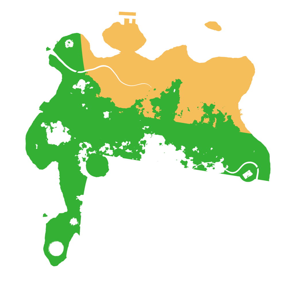 Biome Rust Map: Procedural Map, Size: 3500, Seed: 1321181723