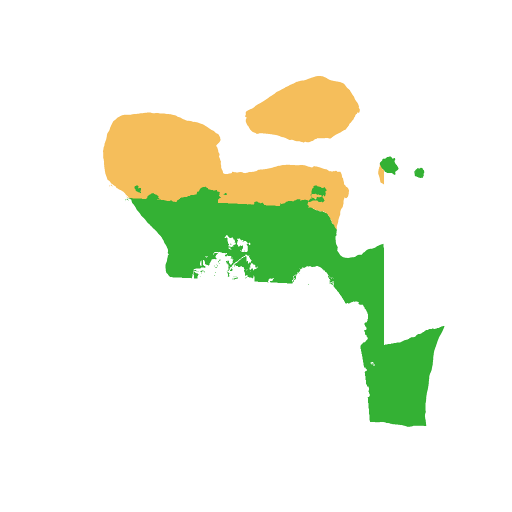 Biome Rust Map: Procedural Map, Size: 2000, Seed: 402611430