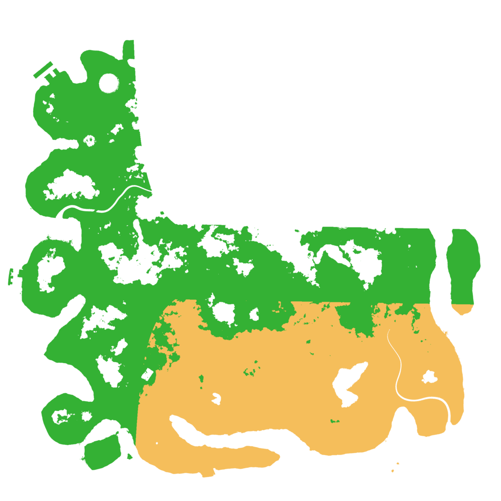 Biome Rust Map: Procedural Map, Size: 4500, Seed: 141783052