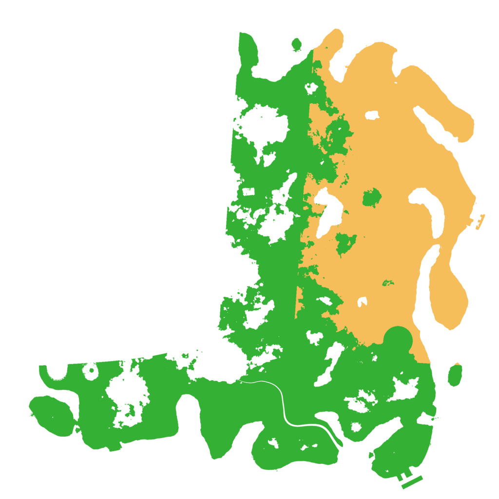 Biome Rust Map: Procedural Map, Size: 4500, Seed: 39077343