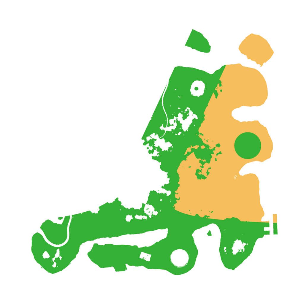 Biome Rust Map: Procedural Map, Size: 3000, Seed: 12578