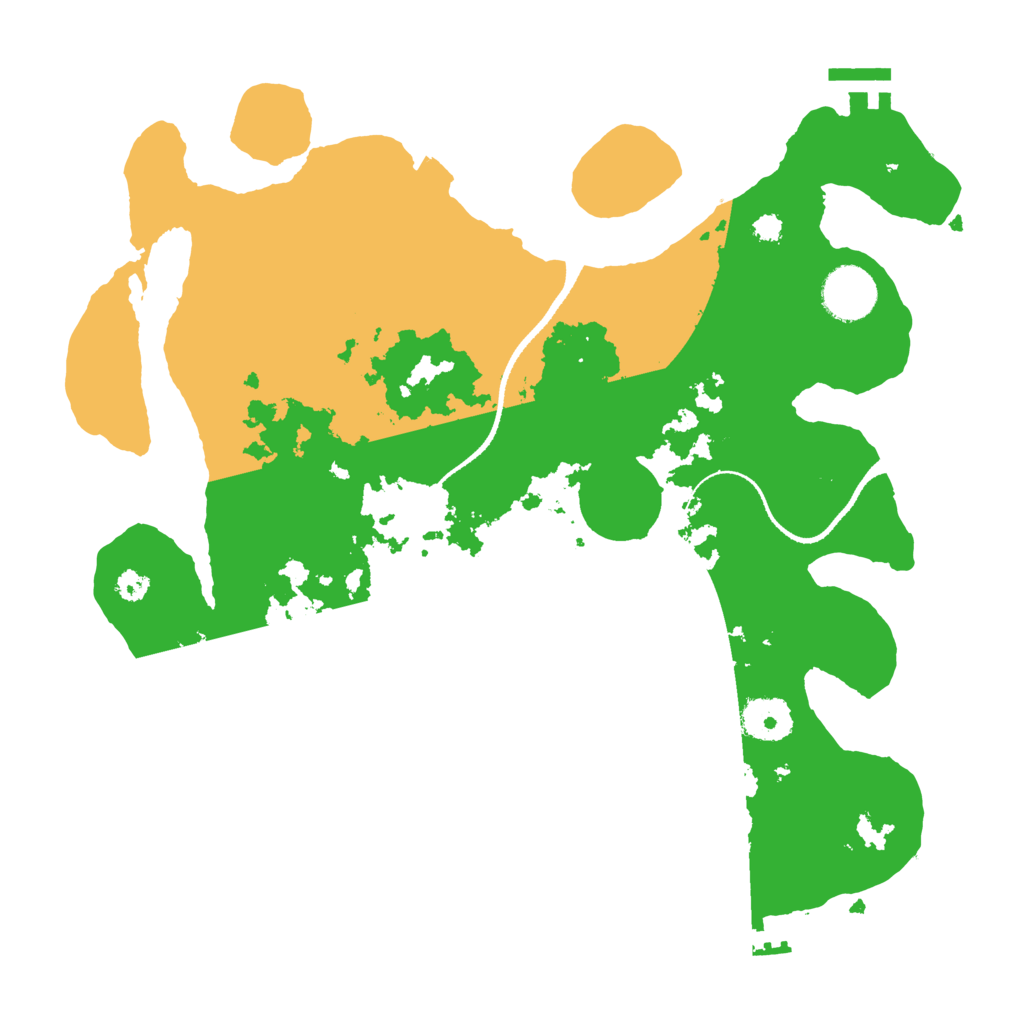 Biome Rust Map: Procedural Map, Size: 3300, Seed: 1243206317