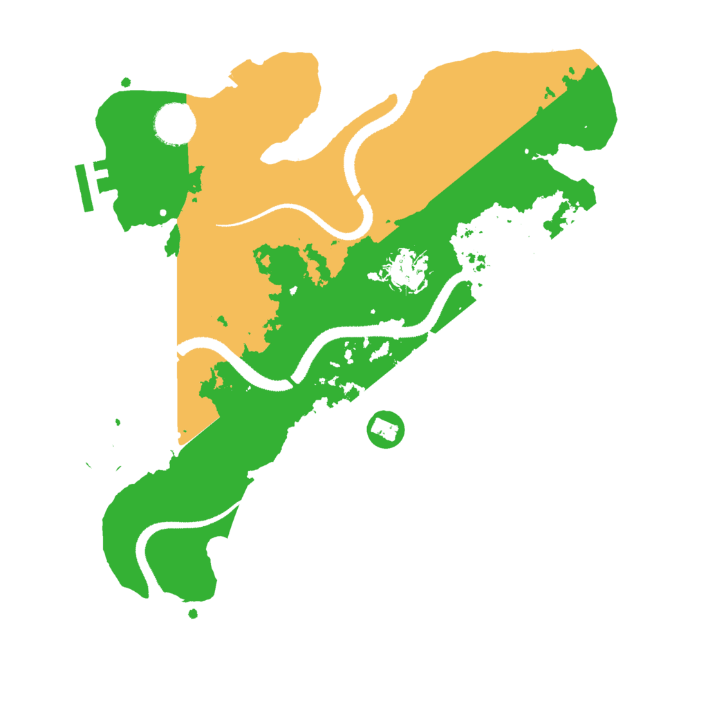 Biome Rust Map: Procedural Map, Size: 3000, Seed: 1493849250