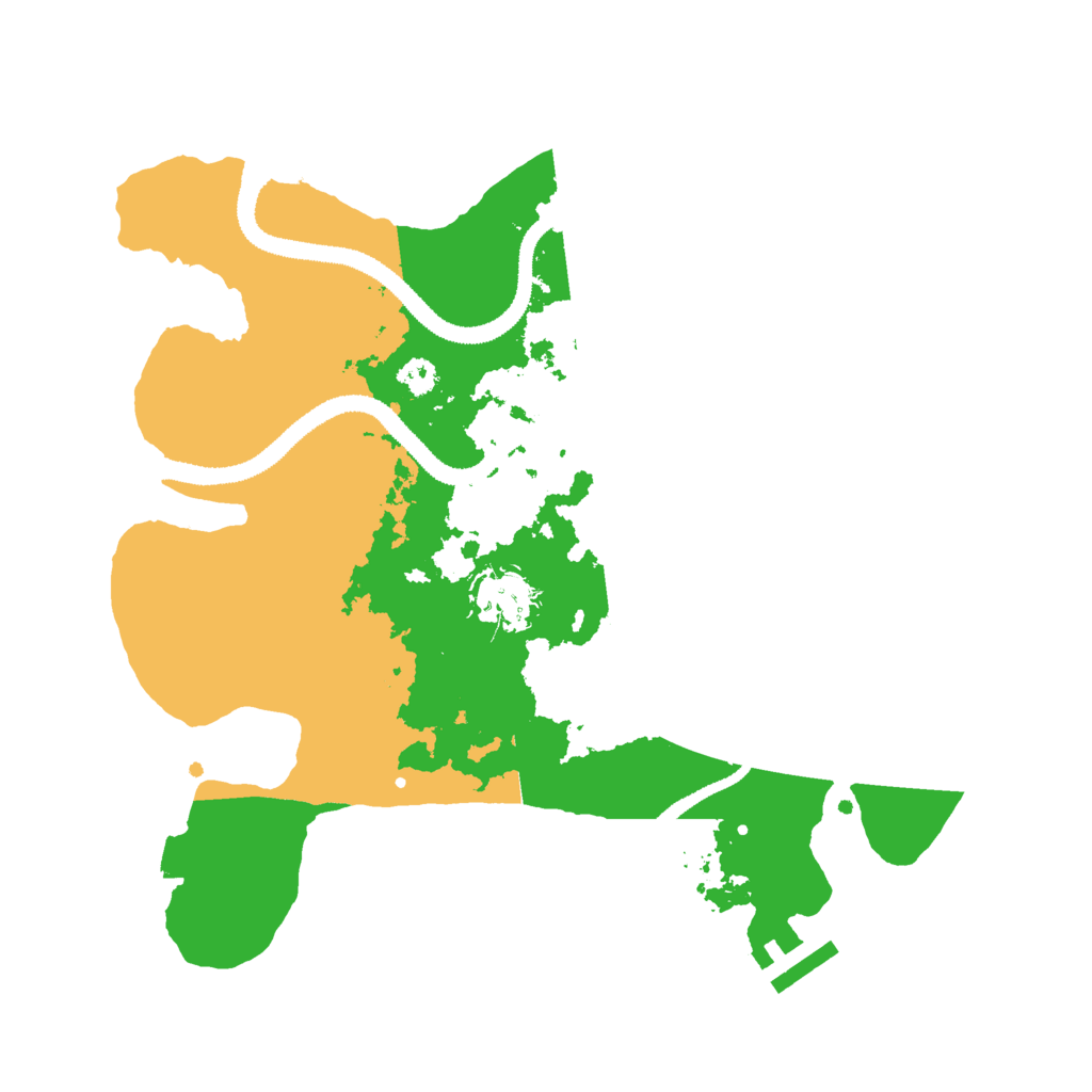 Biome Rust Map: Procedural Map, Size: 3000, Seed: 1860725