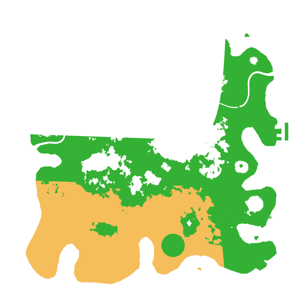 Biome Rust Map: Procedural Map, Size: 3500, Seed: 22223