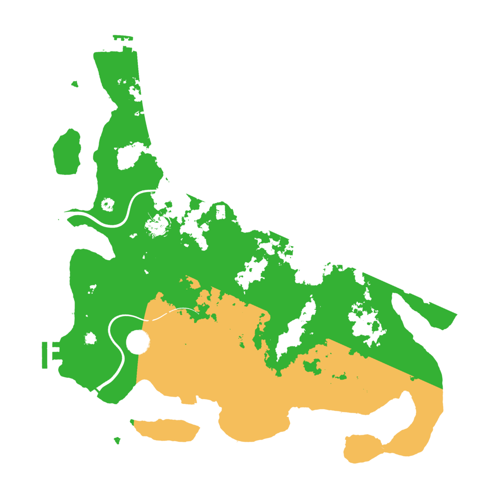 Biome Rust Map: Procedural Map, Size: 3750, Seed: 664633012