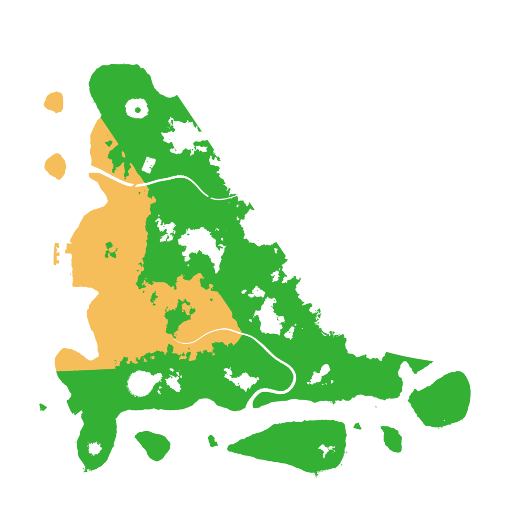 Biome Rust Map: Procedural Map, Size: 3500, Seed: 2084500924