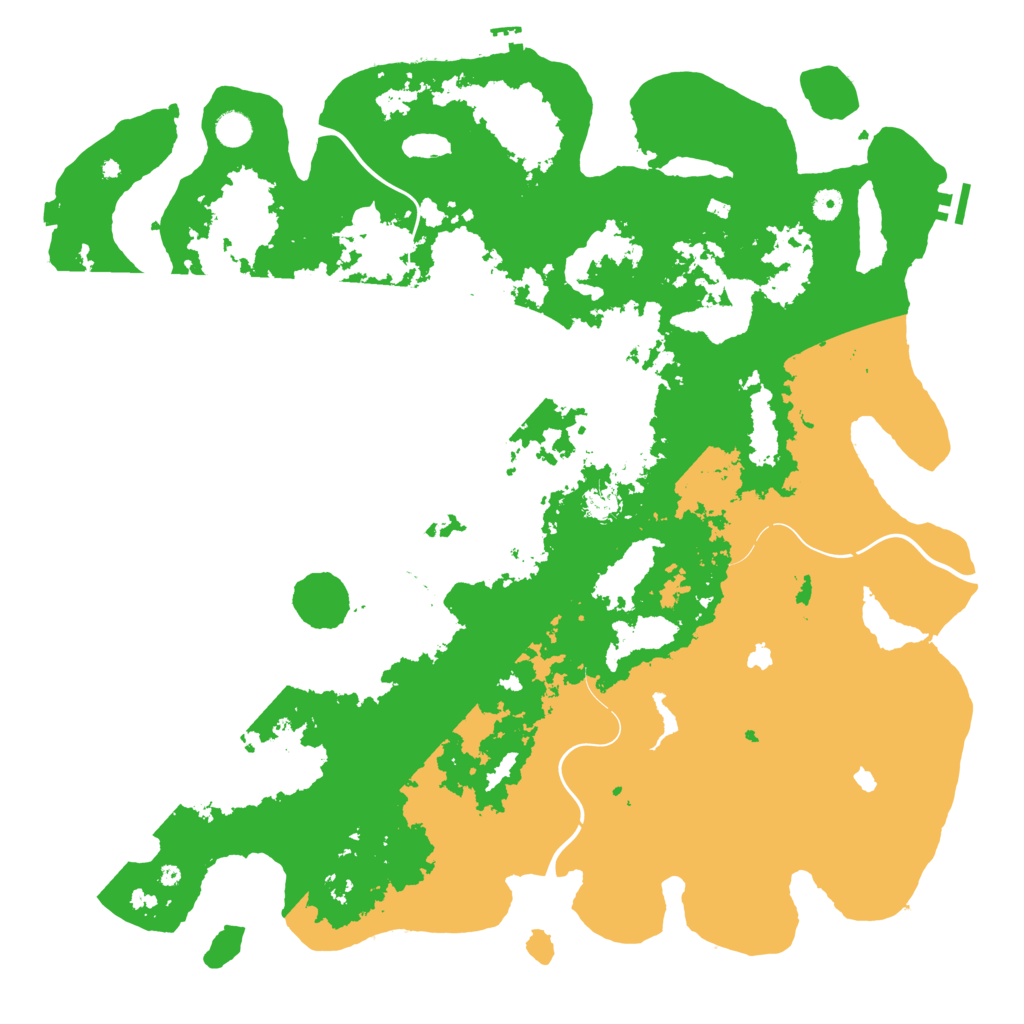 Biome Rust Map: Procedural Map, Size: 5000, Seed: 46808907