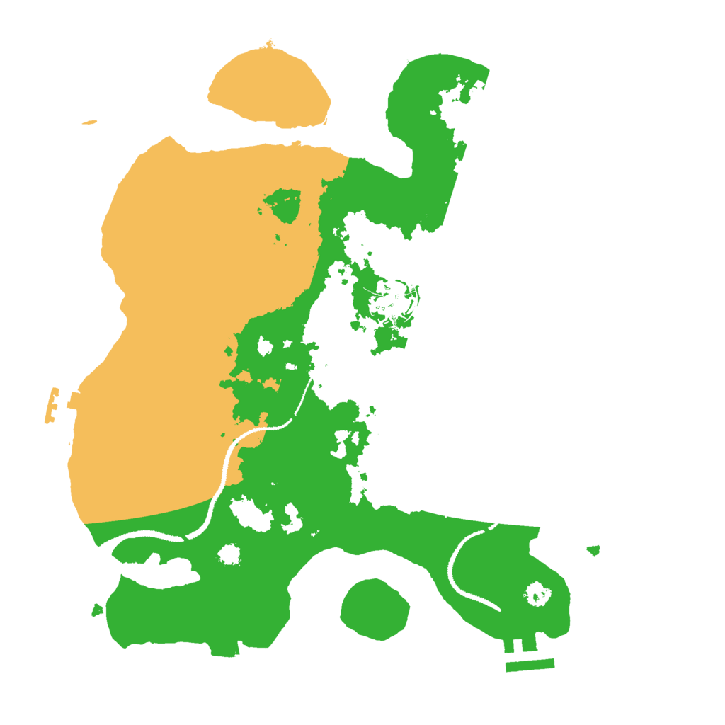 Biome Rust Map: Procedural Map, Size: 3000, Seed: 1144854495