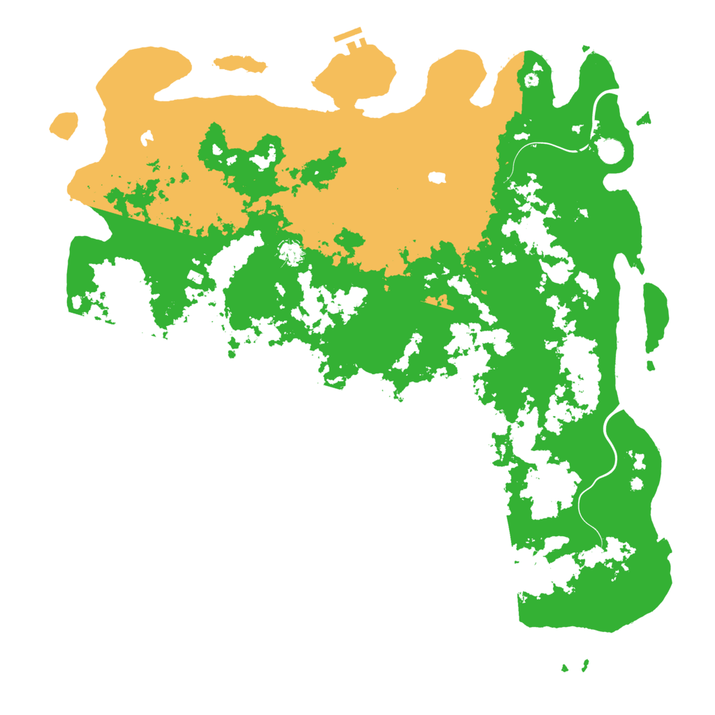 Biome Rust Map: Procedural Map, Size: 4998, Seed: 2147483647