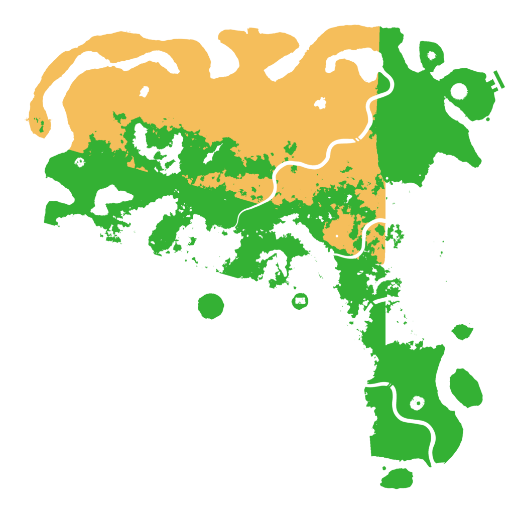 Biome Rust Map: Procedural Map, Size: 5499, Seed: 2147483647
