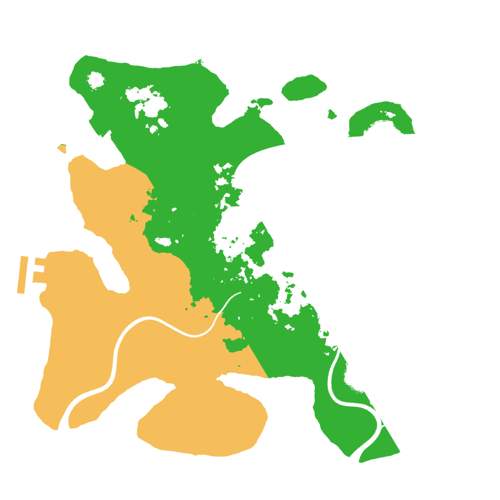 Biome Rust Map: Procedural Map, Size: 2700, Seed: 996151737