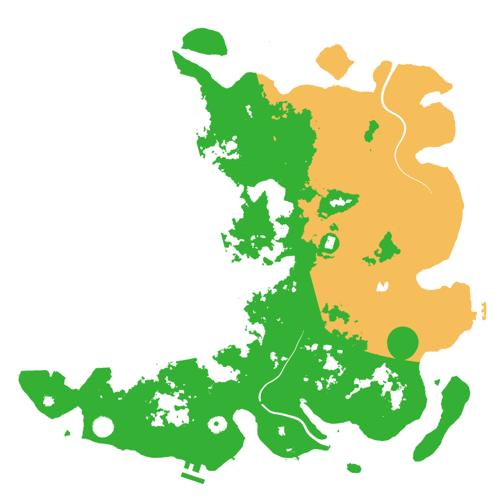 Biome Rust Map: Procedural Map, Size: 4250, Seed: 1085274710