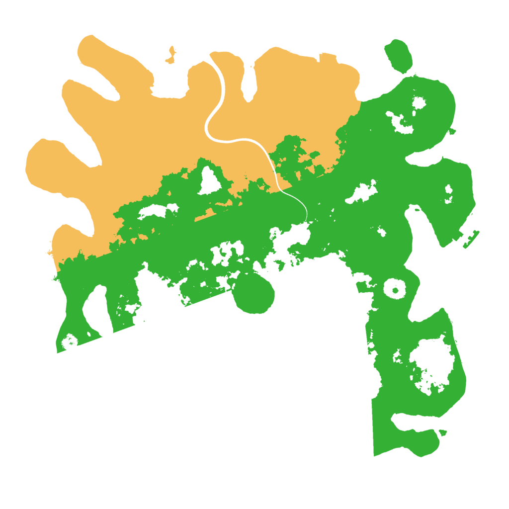 Biome Rust Map: Procedural Map, Size: 3500, Seed: 839015711