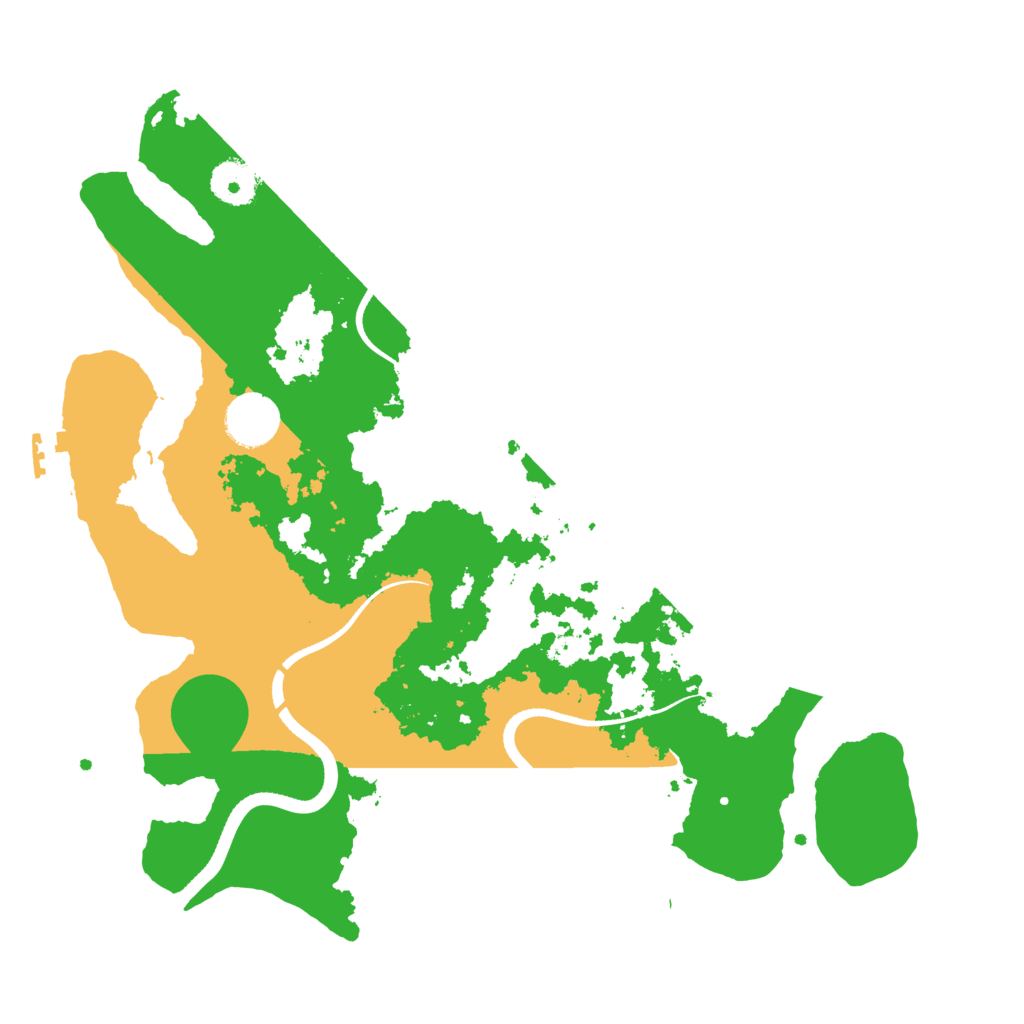 Biome Rust Map: Procedural Map, Size: 3500, Seed: 1619736837