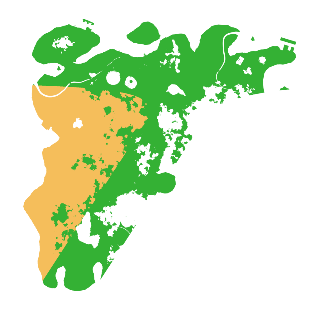 Biome Rust Map: Procedural Map, Size: 4050, Seed: 829796748