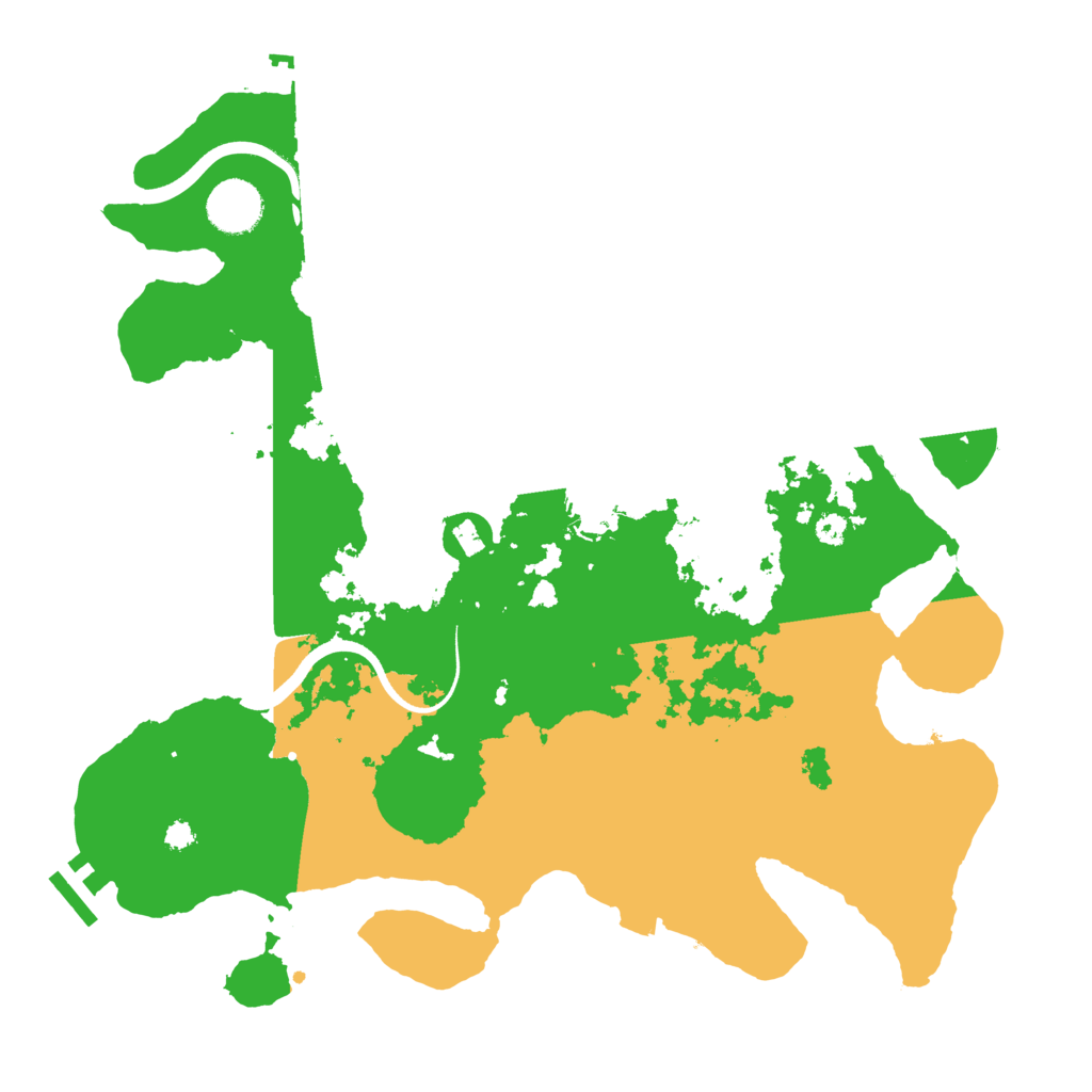 Biome Rust Map: Procedural Map, Size: 3500, Seed: 454546532