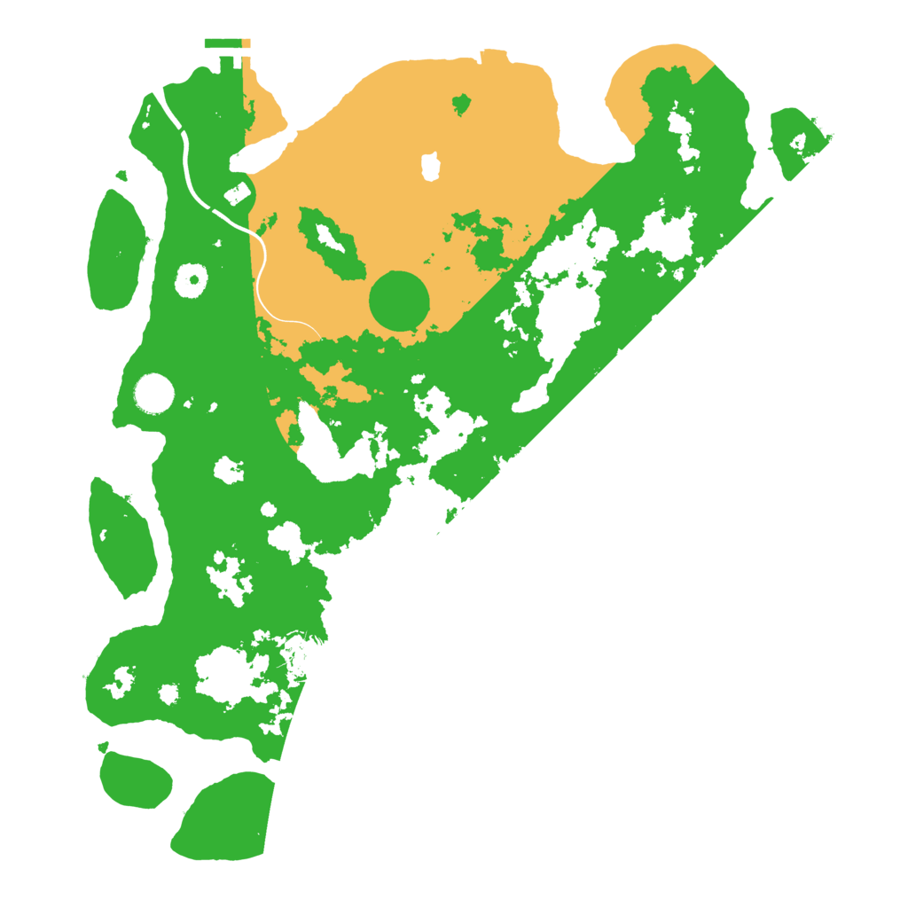 Biome Rust Map: Procedural Map, Size: 4000, Seed: 21106