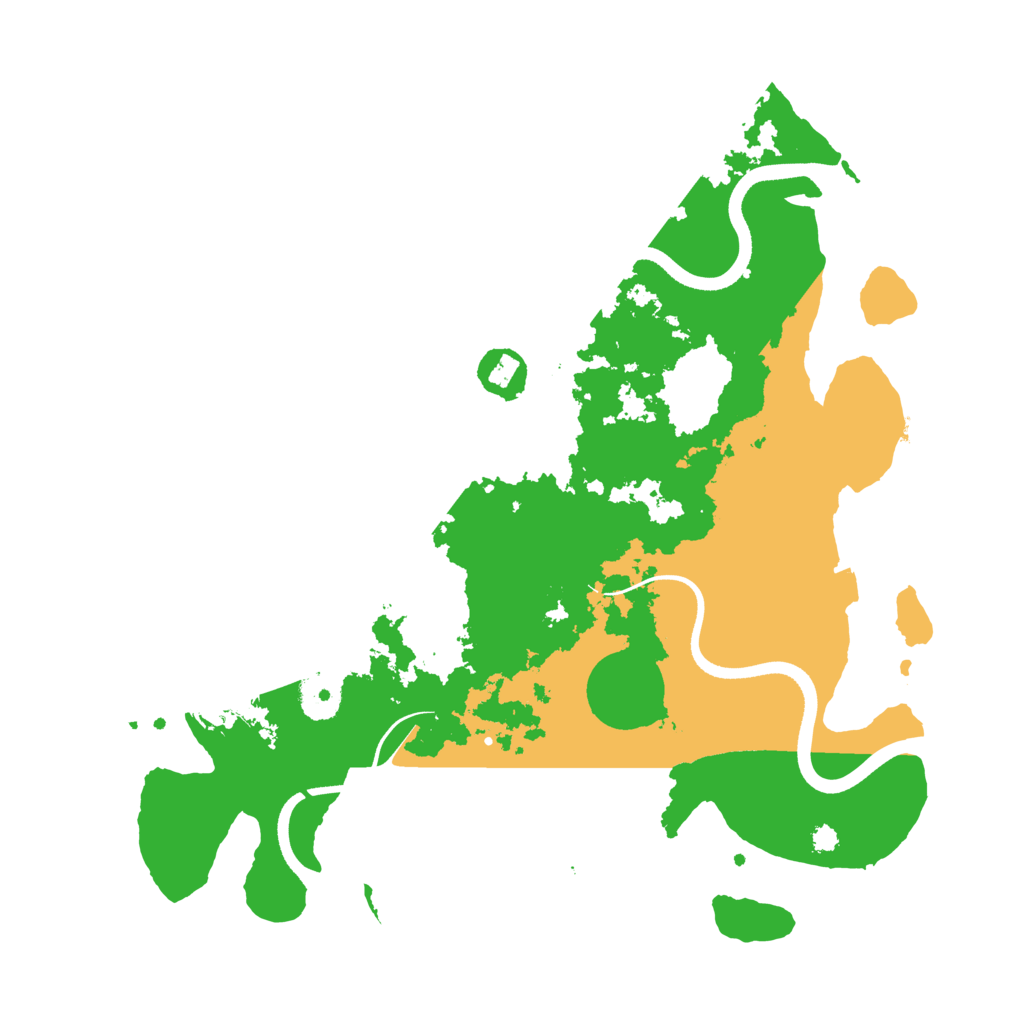 Biome Rust Map: Procedural Map, Size: 3500, Seed: 576648018