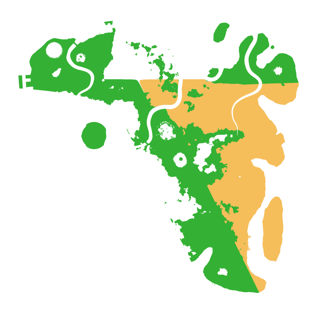 Biome Rust Map: Procedural Map, Size: 3500, Seed: 323623713