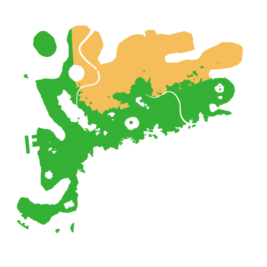 Biome Rust Map: Procedural Map, Size: 3000, Seed: 7870