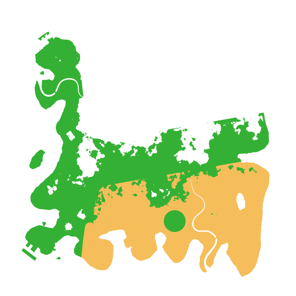 Biome Rust Map: Procedural Map, Size: 3600, Seed: 489014132
