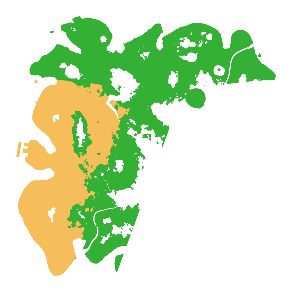 Biome Rust Map: Procedural Map, Size: 4000, Seed: 51492