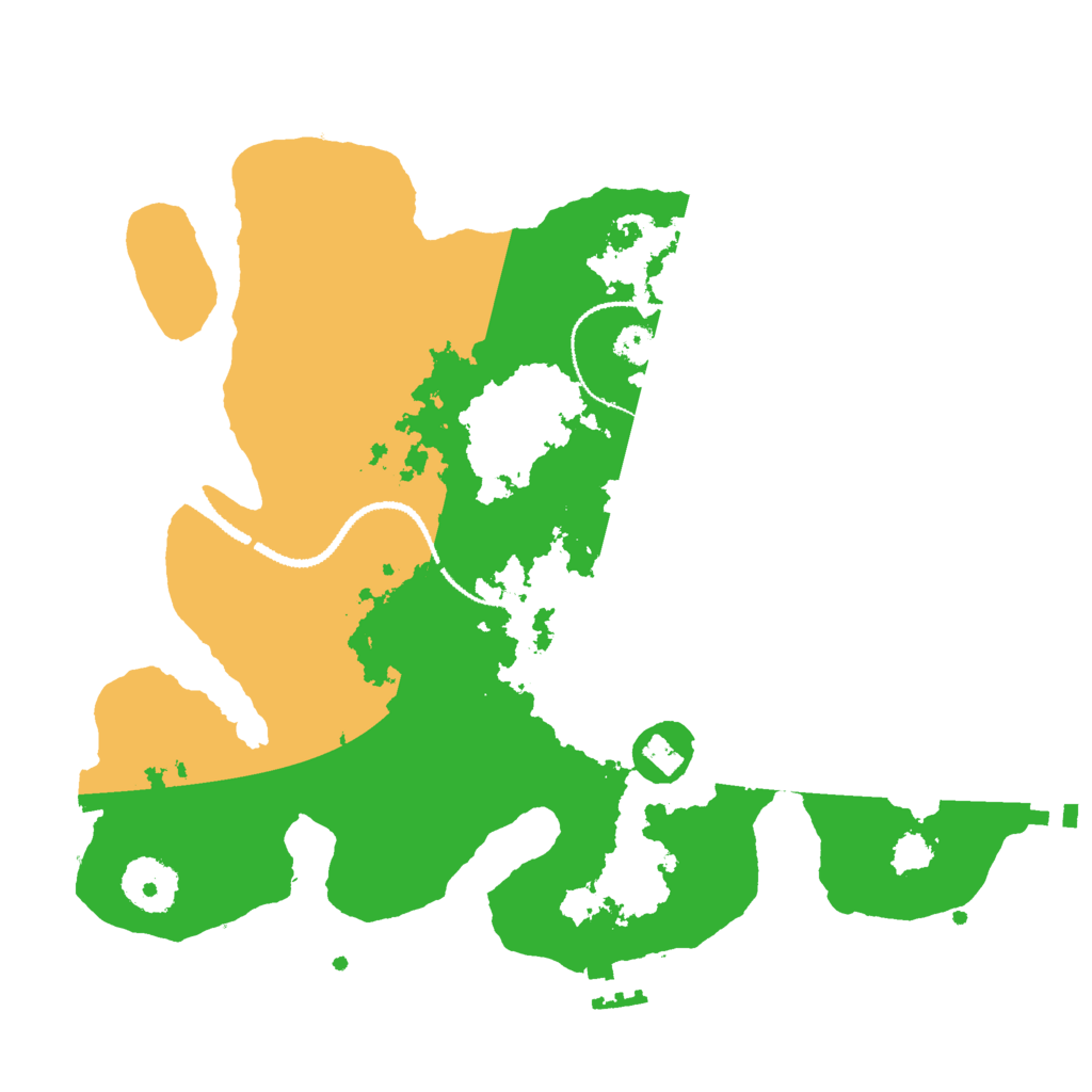 Biome Rust Map: Procedural Map, Size: 3000, Seed: 89531