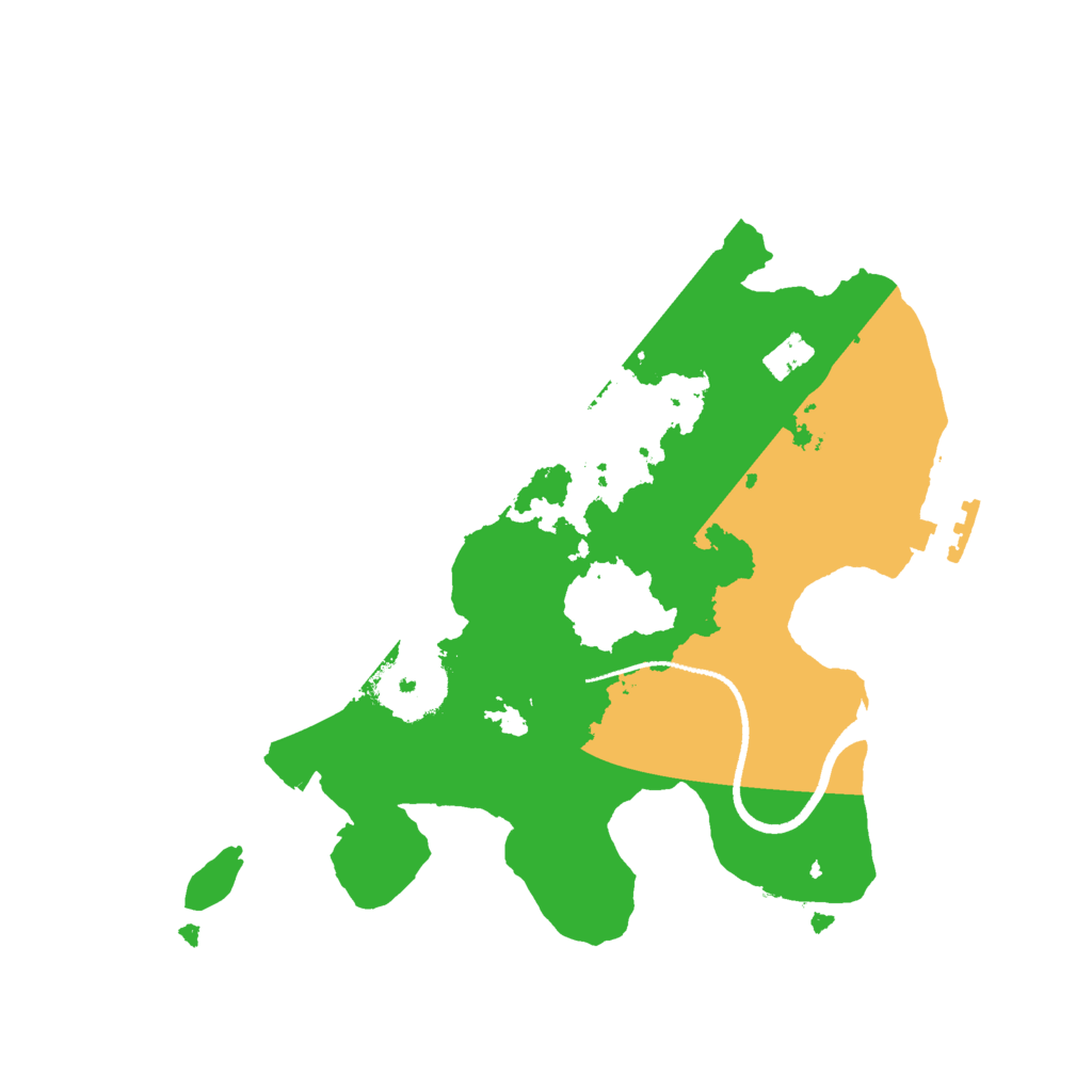 Biome Rust Map: Procedural Map, Size: 2500, Seed: 572722979