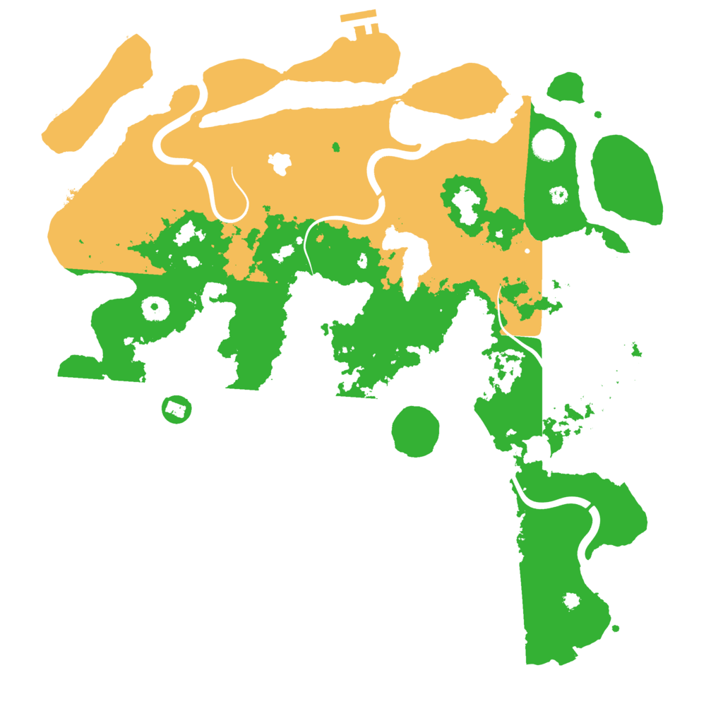 Biome Rust Map: Procedural Map, Size: 4050, Seed: 185963996