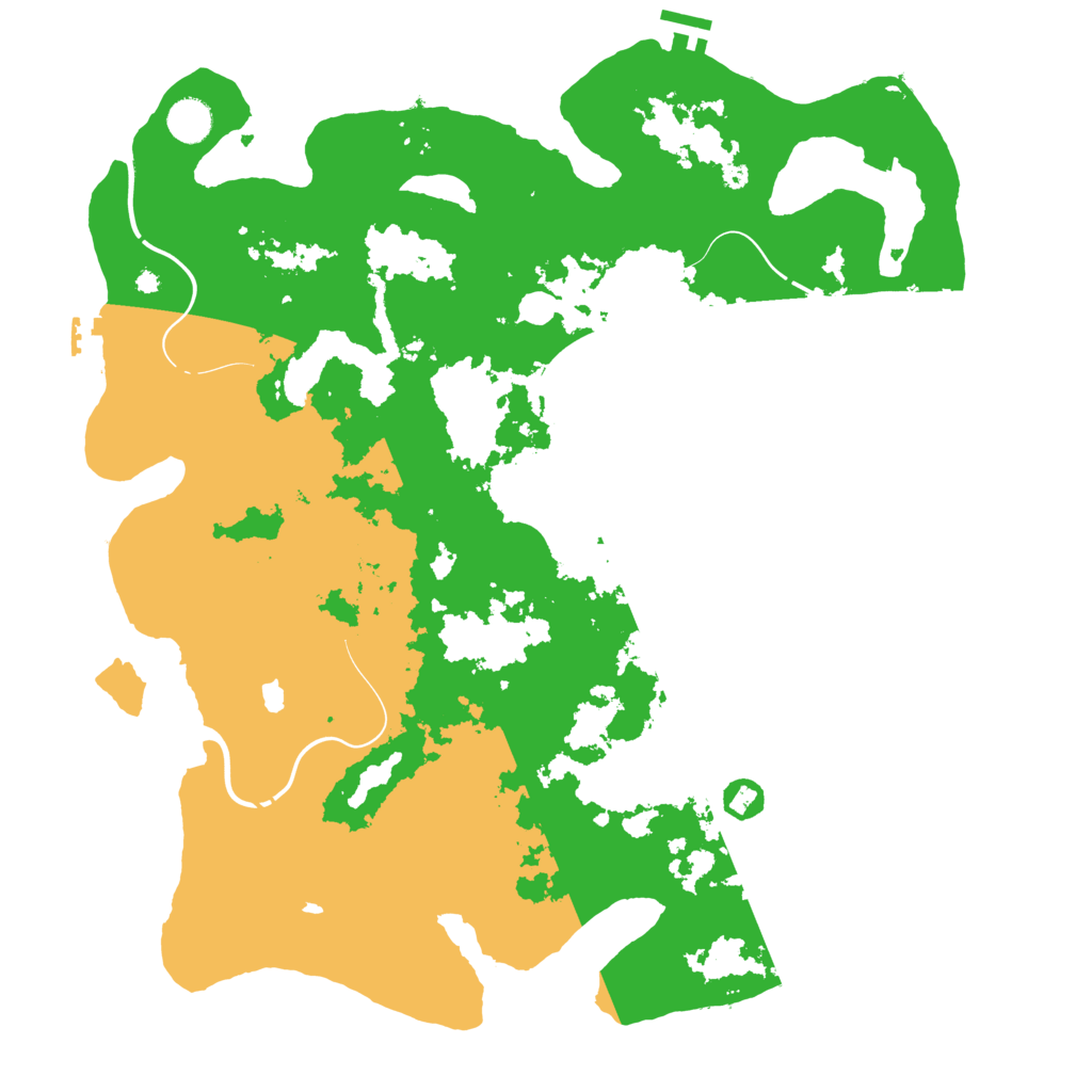 Biome Rust Map: Procedural Map, Size: 4301, Seed: 899485