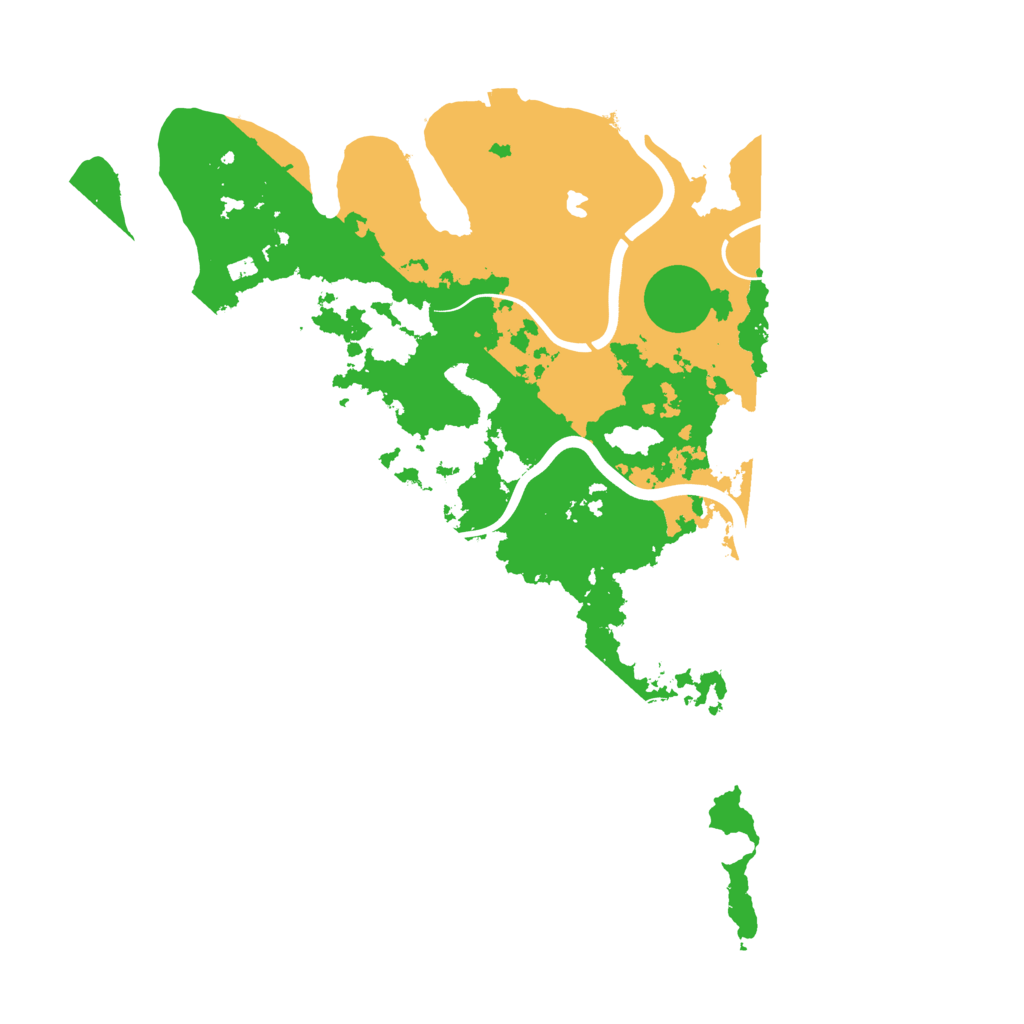 Biome Rust Map: Procedural Map, Size: 4000, Seed: 6832199
