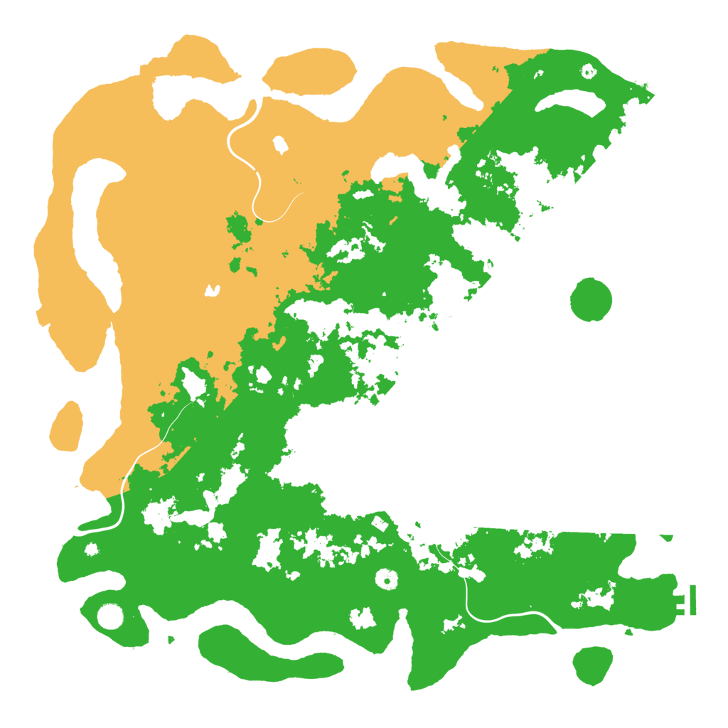 Biome Rust Map: Procedural Map, Size: 4900, Seed: 648448
