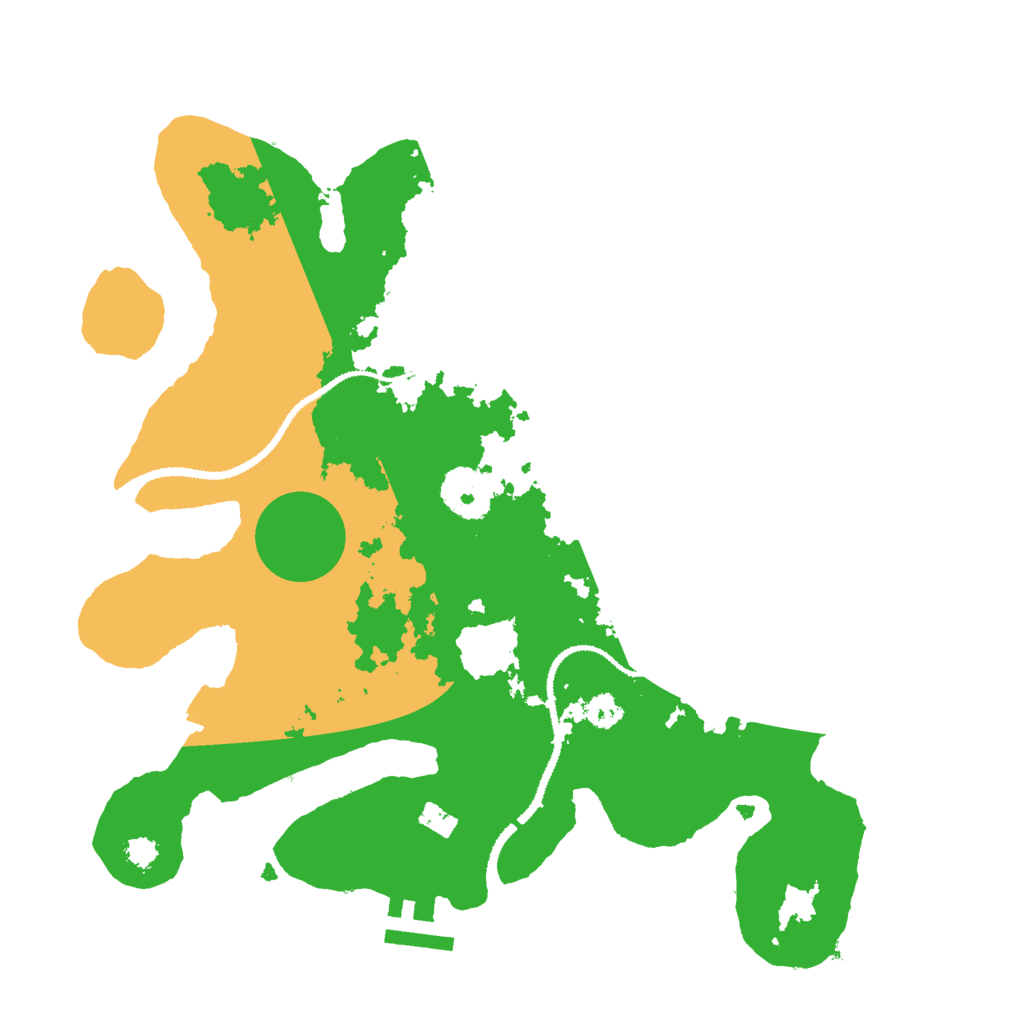 Biome Rust Map: Procedural Map, Size: 3000, Seed: 32972