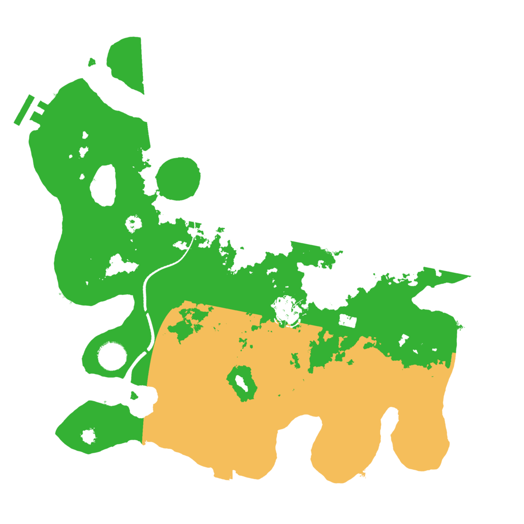 Biome Rust Map: Procedural Map, Size: 3250, Seed: 4958673