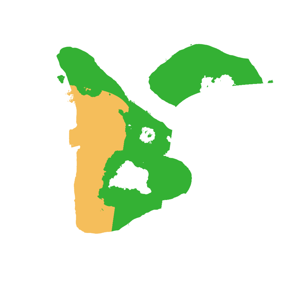 Biome Rust Map: Procedural Map, Size: 2000, Seed: 303404202