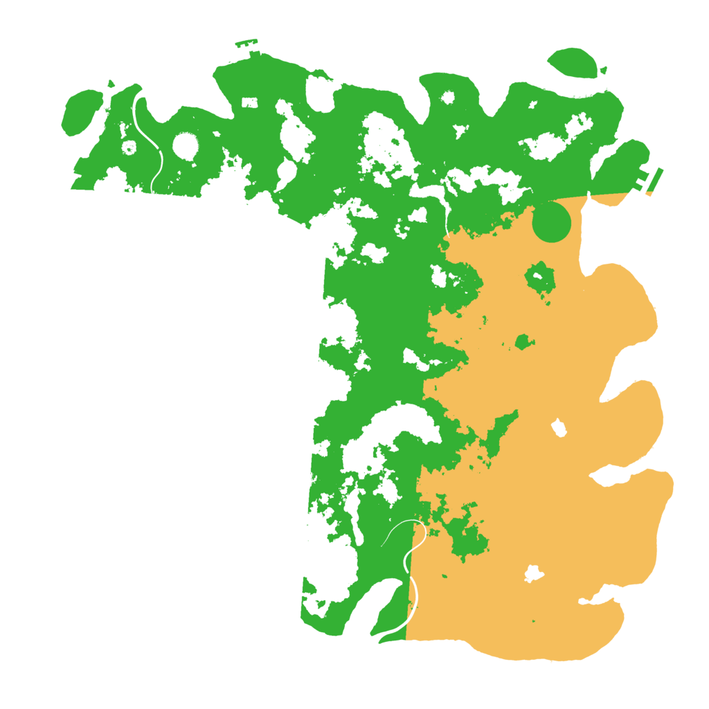 Biome Rust Map: Procedural Map, Size: 4800, Seed: 1307208003