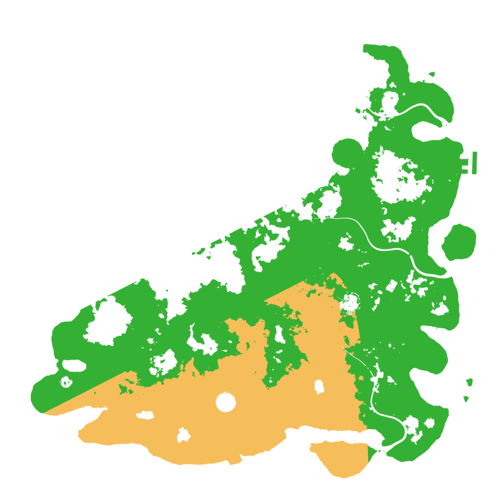 Biome Rust Map: Procedural Map, Size: 4500, Seed: 1090452633