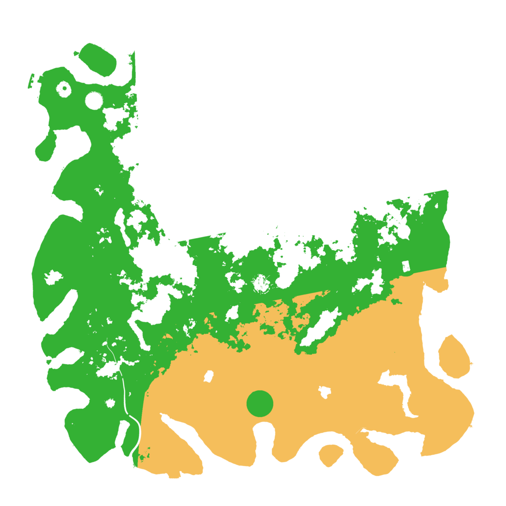 Biome Rust Map: Procedural Map, Size: 5000, Seed: 1591472836