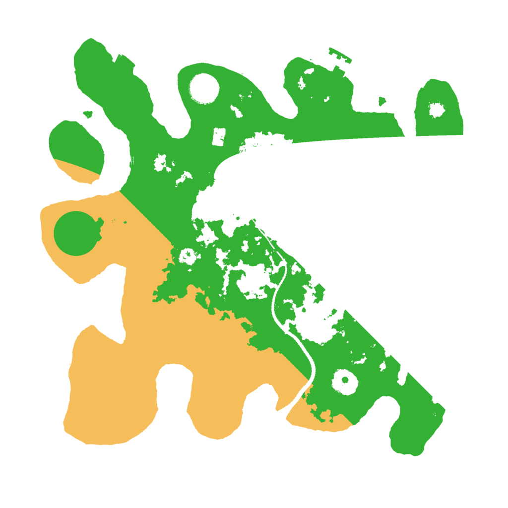 Biome Rust Map: Procedural Map, Size: 3000, Seed: 1985996967