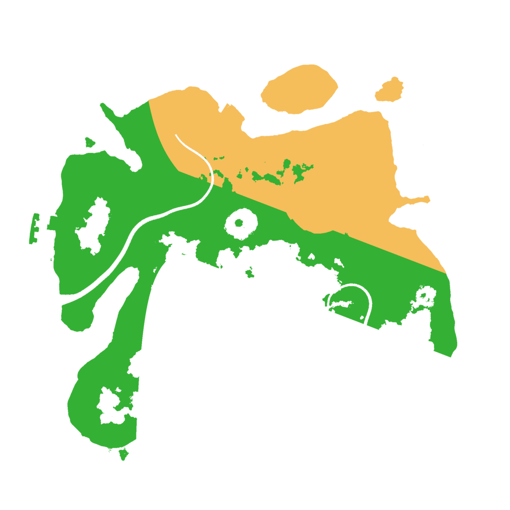 Biome Rust Map: Procedural Map, Size: 2500, Seed: 3341
