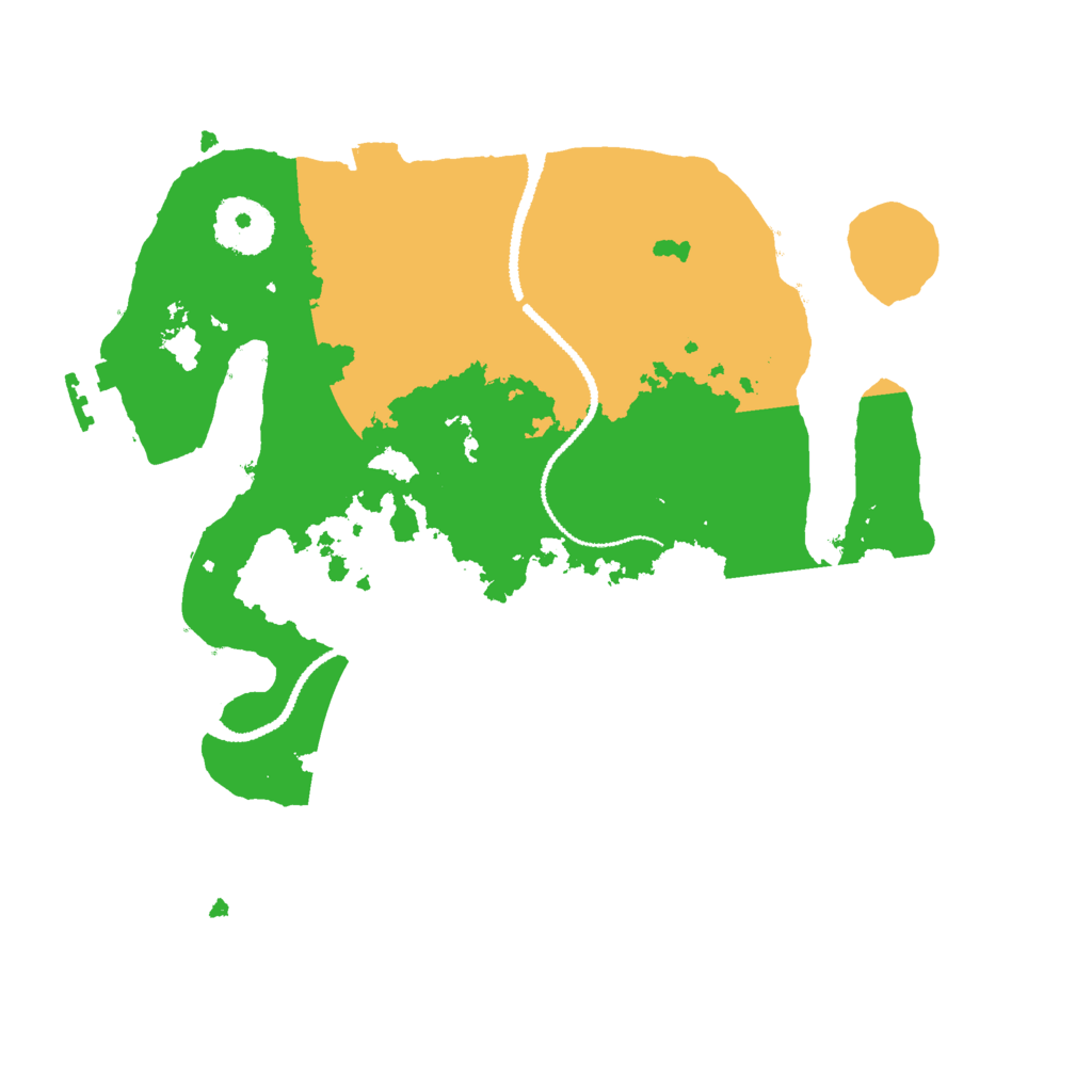 Biome Rust Map: Procedural Map, Size: 2800, Seed: 195564011