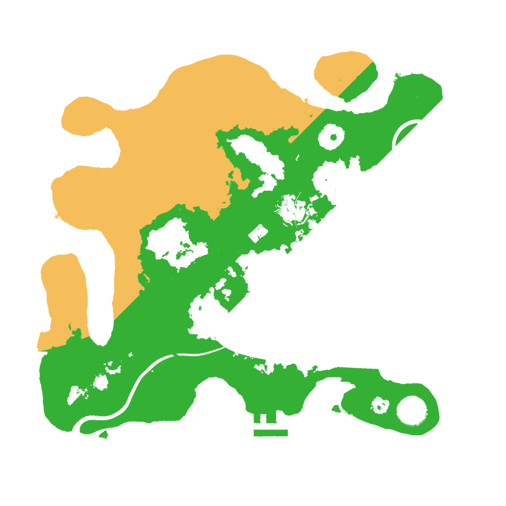 Biome Rust Map: Procedural Map, Size: 3000, Seed: 821490597